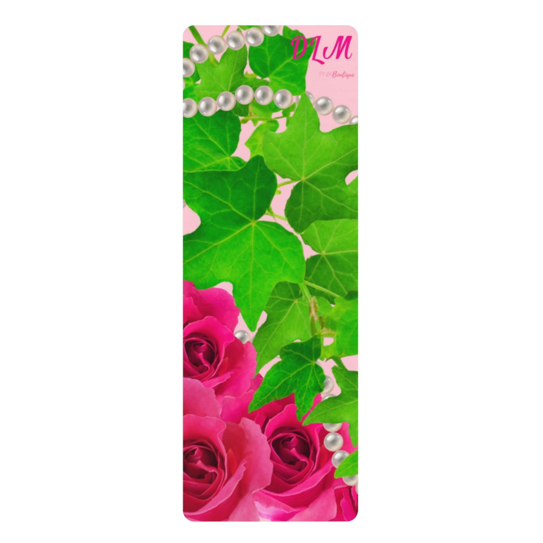 Ivy and Pearls Personalized Rubber Yoga Mat