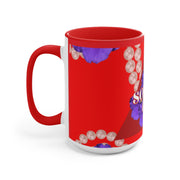 Personalized African Violet Flower Coffee Mug