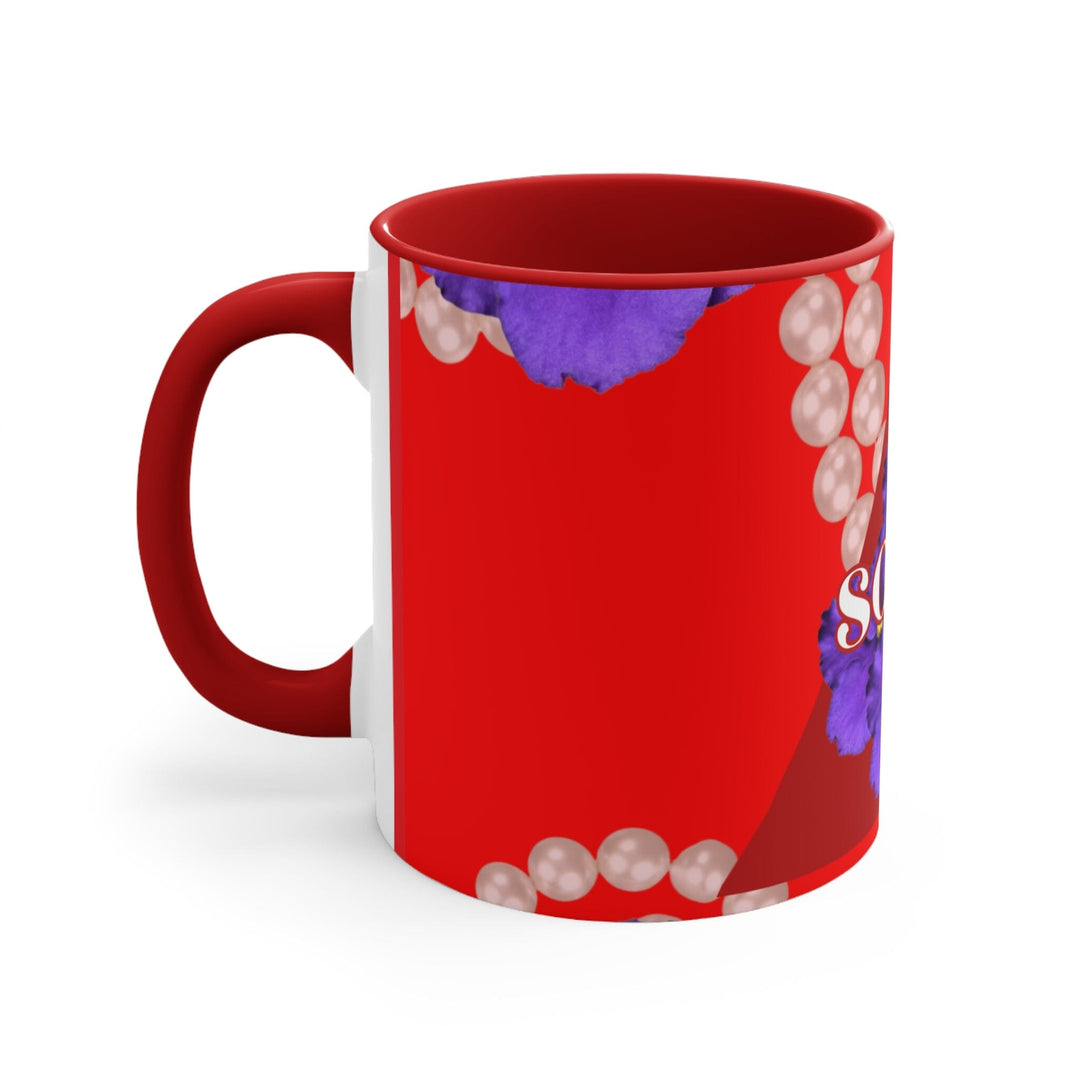 Personalized African Violet Flower Coffee Mug