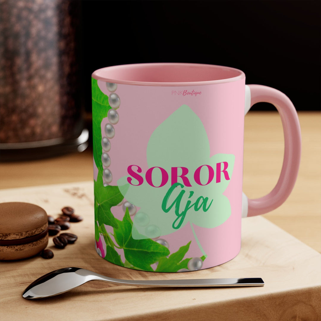 Personalized Ivy and Pearls Coffee Mug