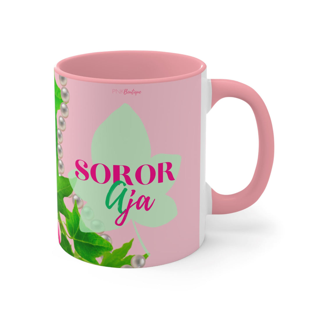 Personalized Ivy and Pearls Coffee Mug