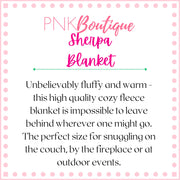 Personalized Linked in Friendship Sherpa Fleece Blanket