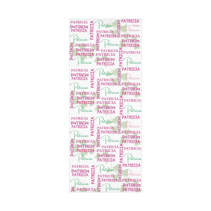 Personalized Pink & Green Wrapping Papers