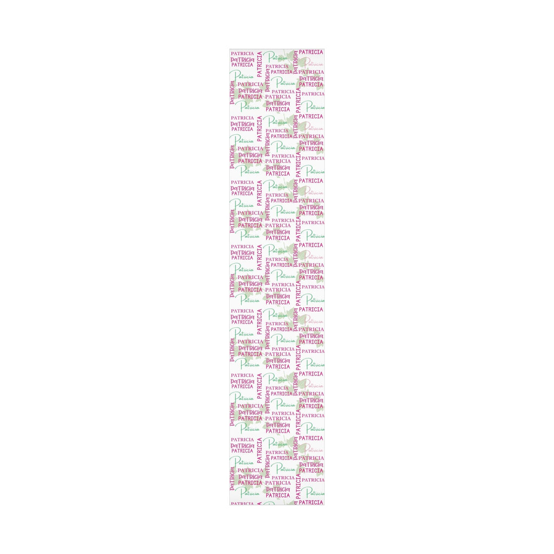 Personalized Pink & Green Wrapping Papers