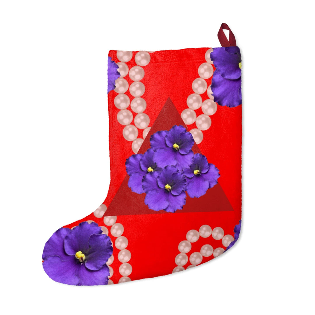 Personalized Red and White Christmas Stocking