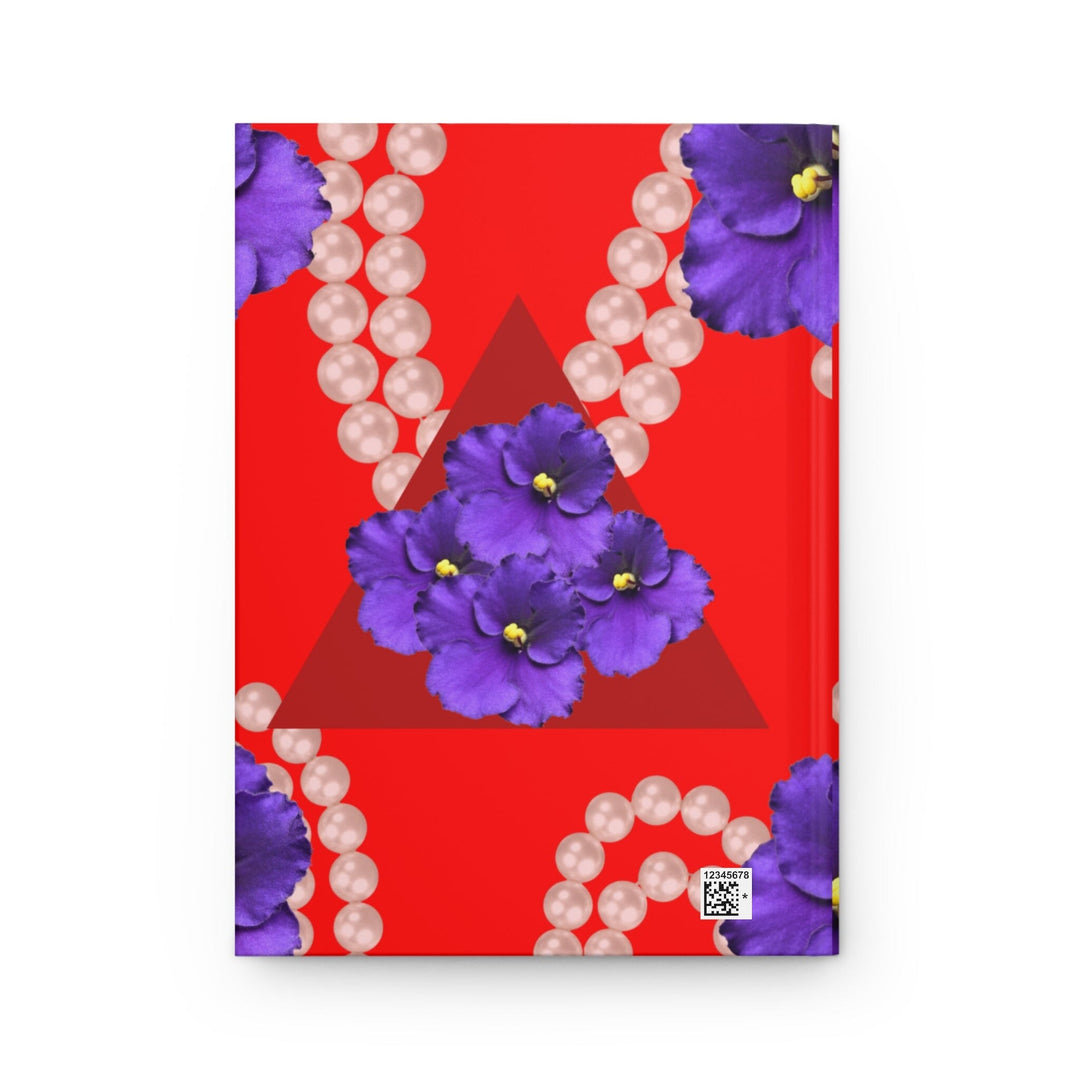 Personalized Red and White Delta Diva Journal