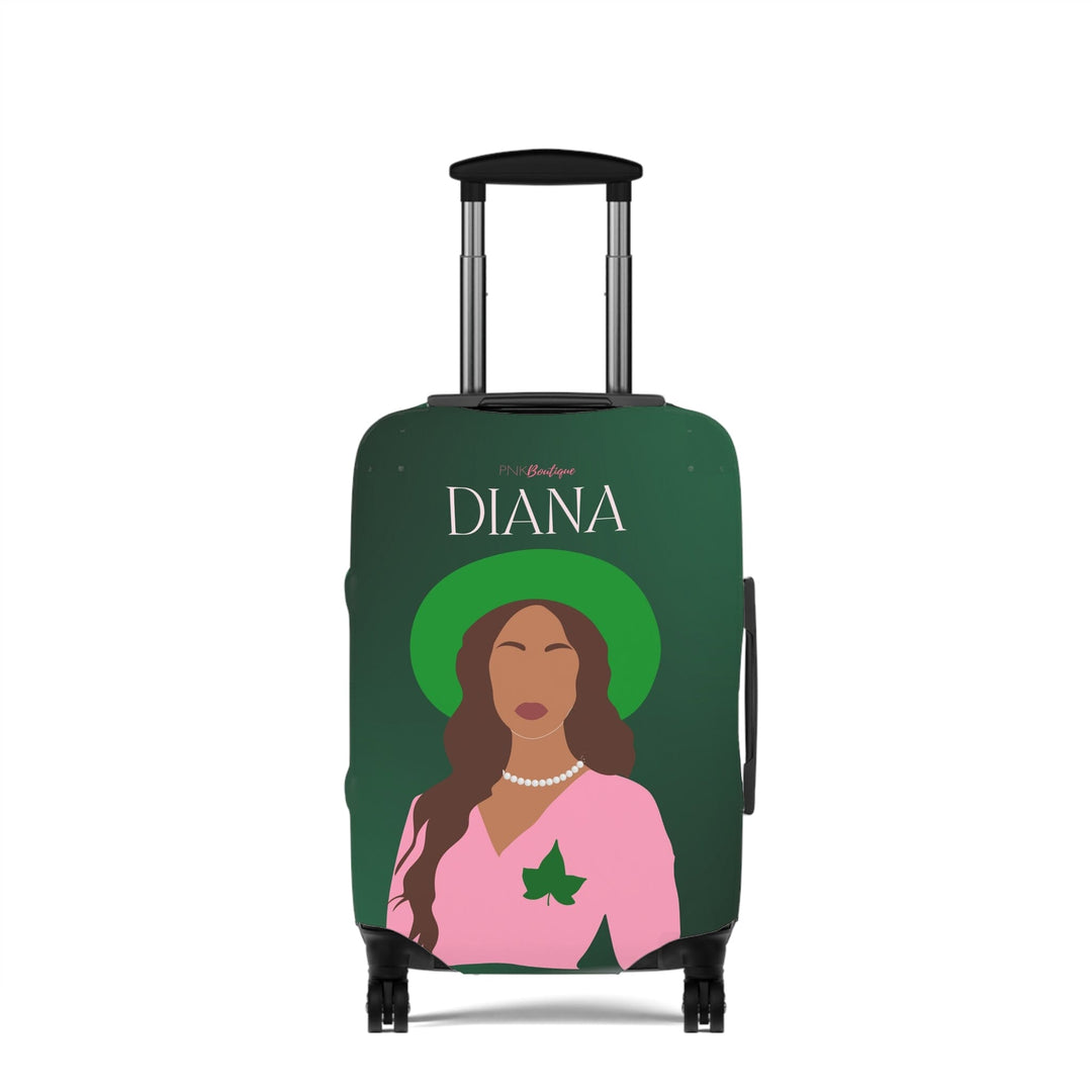 Pink and Green Affair Luggage Cover