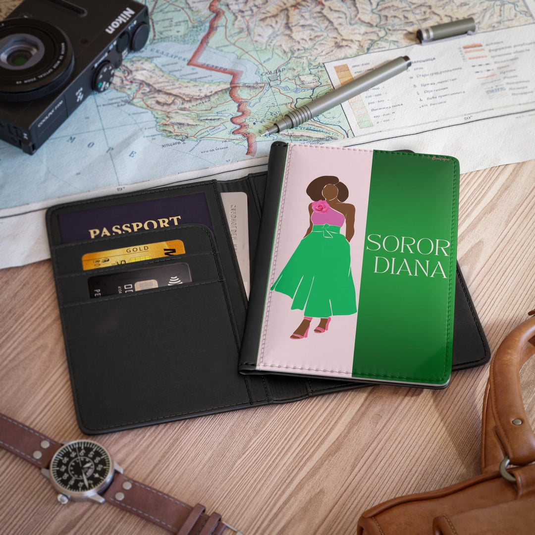 Pink and Green Affair Passport Cover