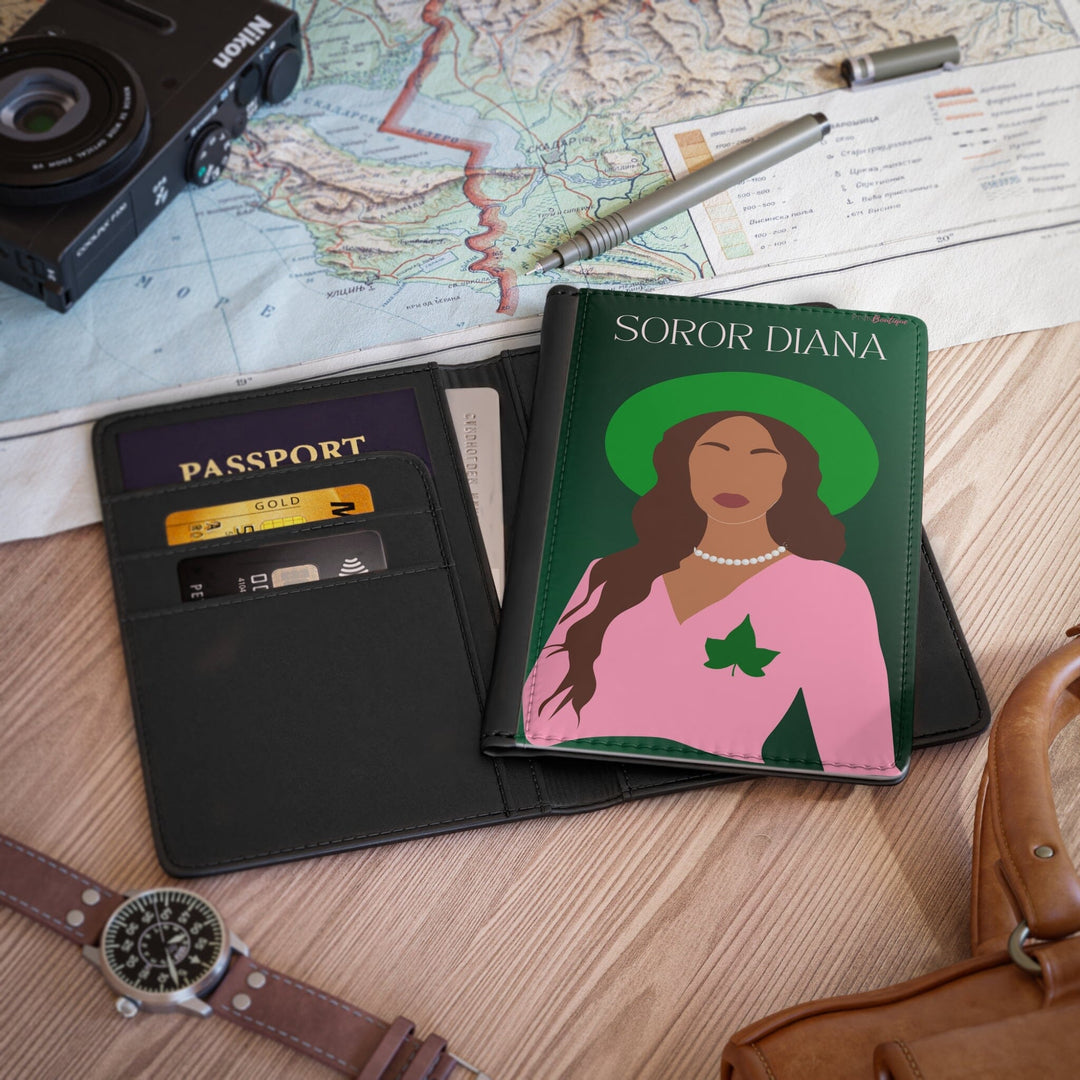 Pink and Green Affair Passport Cover