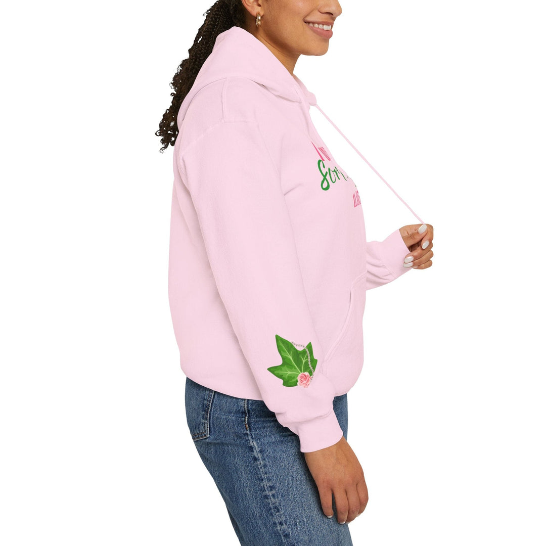 Pink and Green I Was At A Sorority Party Kamala Harris Hoodie Sweatshirt