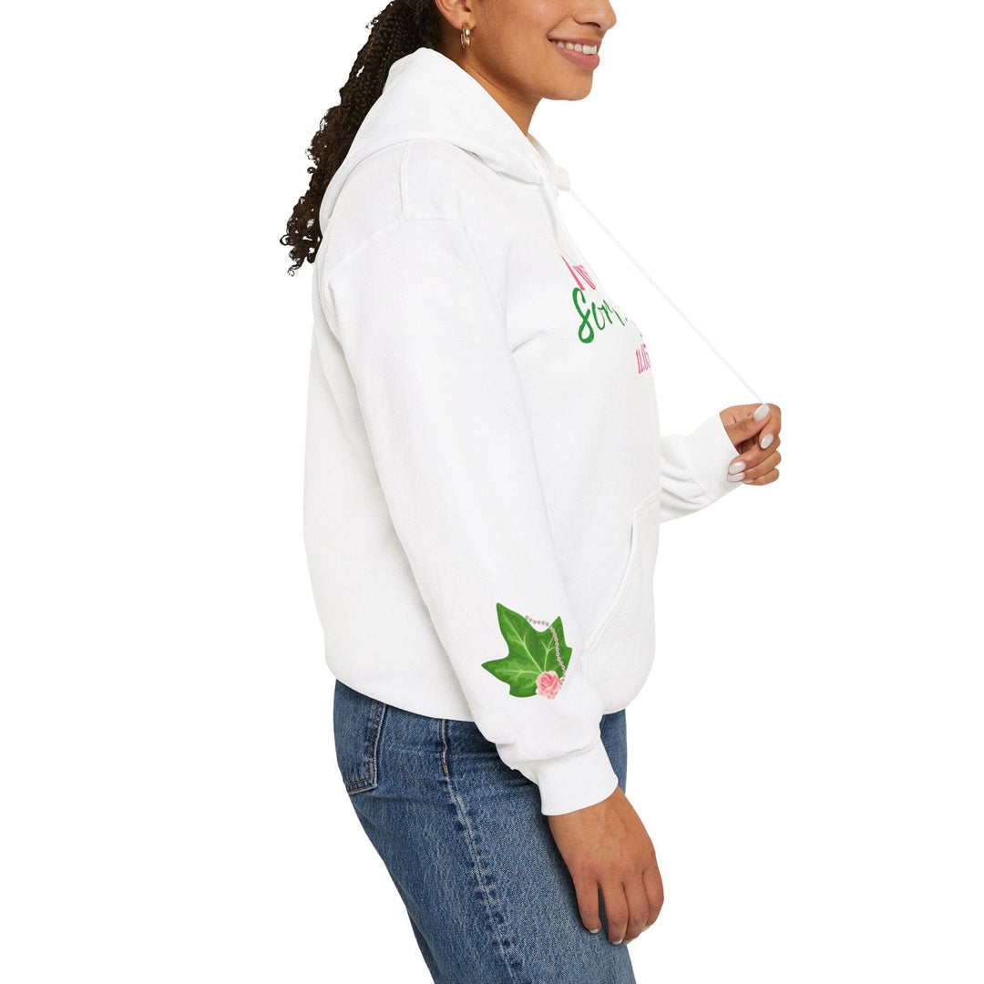 Pink and Green I Was At A Sorority Party Kamala Harris Hoodie Sweatshirt