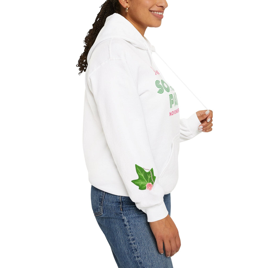 Pink and Green I'm Ready for Sorority Party Kamala Hoodie Sweatshirt