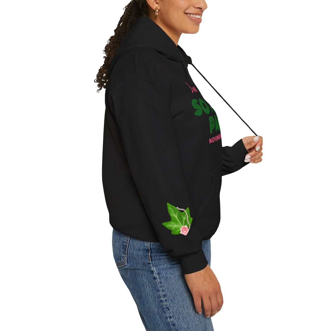 Pink and Green I'm Ready for Sorority Party Kamala Hoodie Sweatshirt