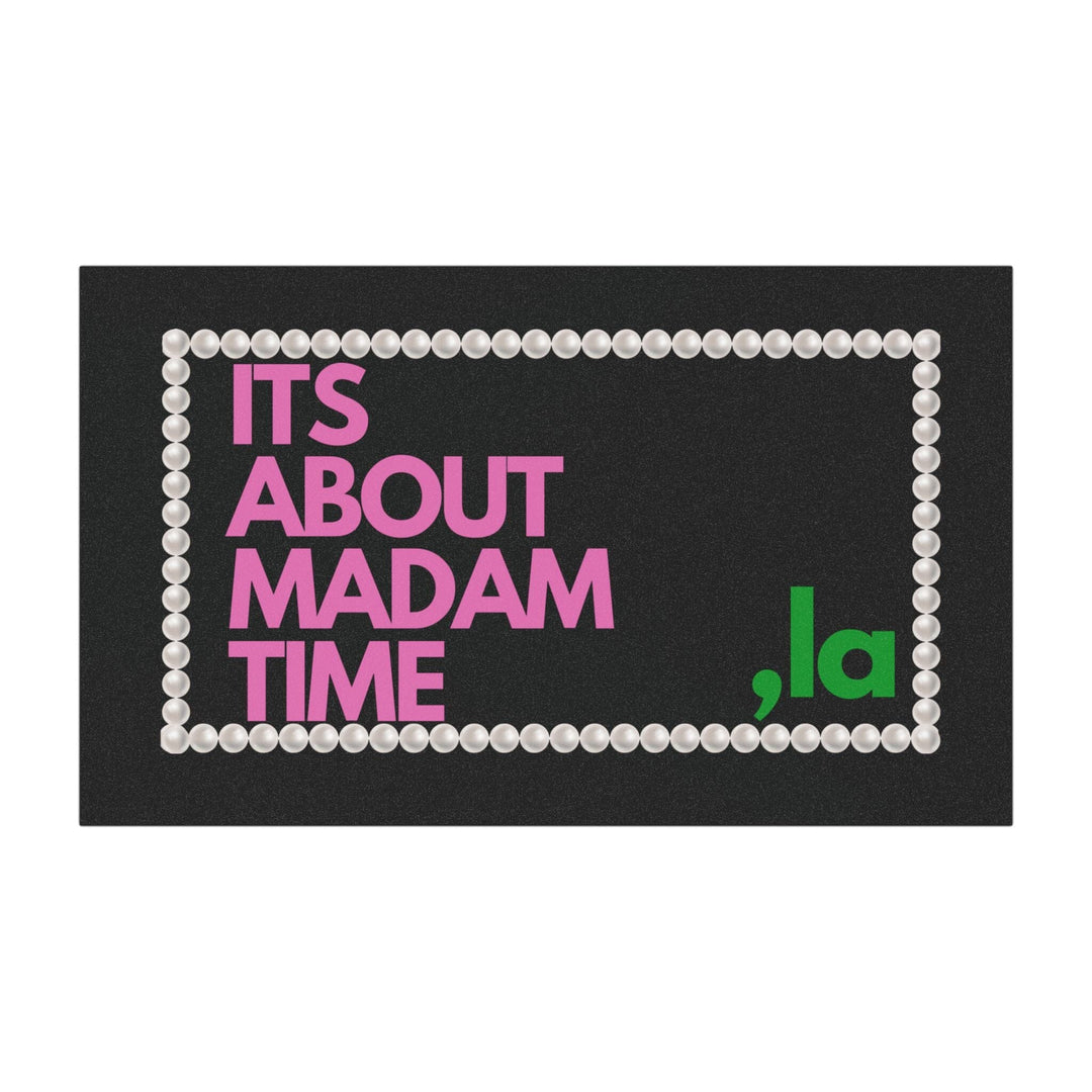 Pink and Green Its About Madam Time Kamala Harris Car Magnets