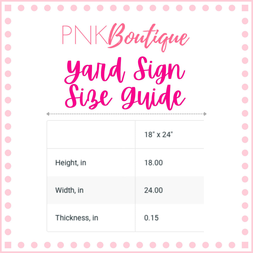 Pink and Green Its About Madam Time Yard Sign