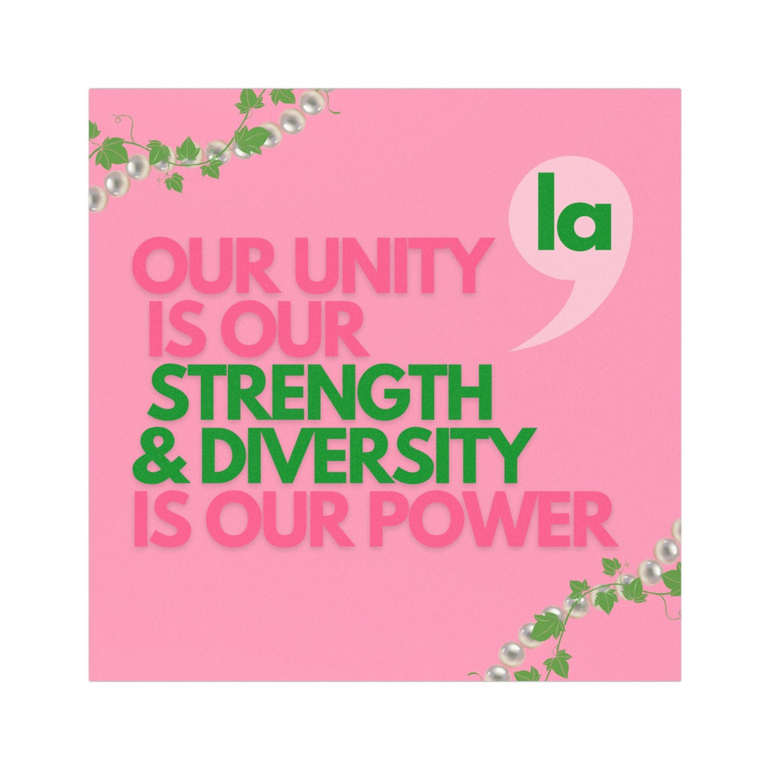 Pink and Green Strength & Diversity Is Our Power Kamala Harris Car Magnets