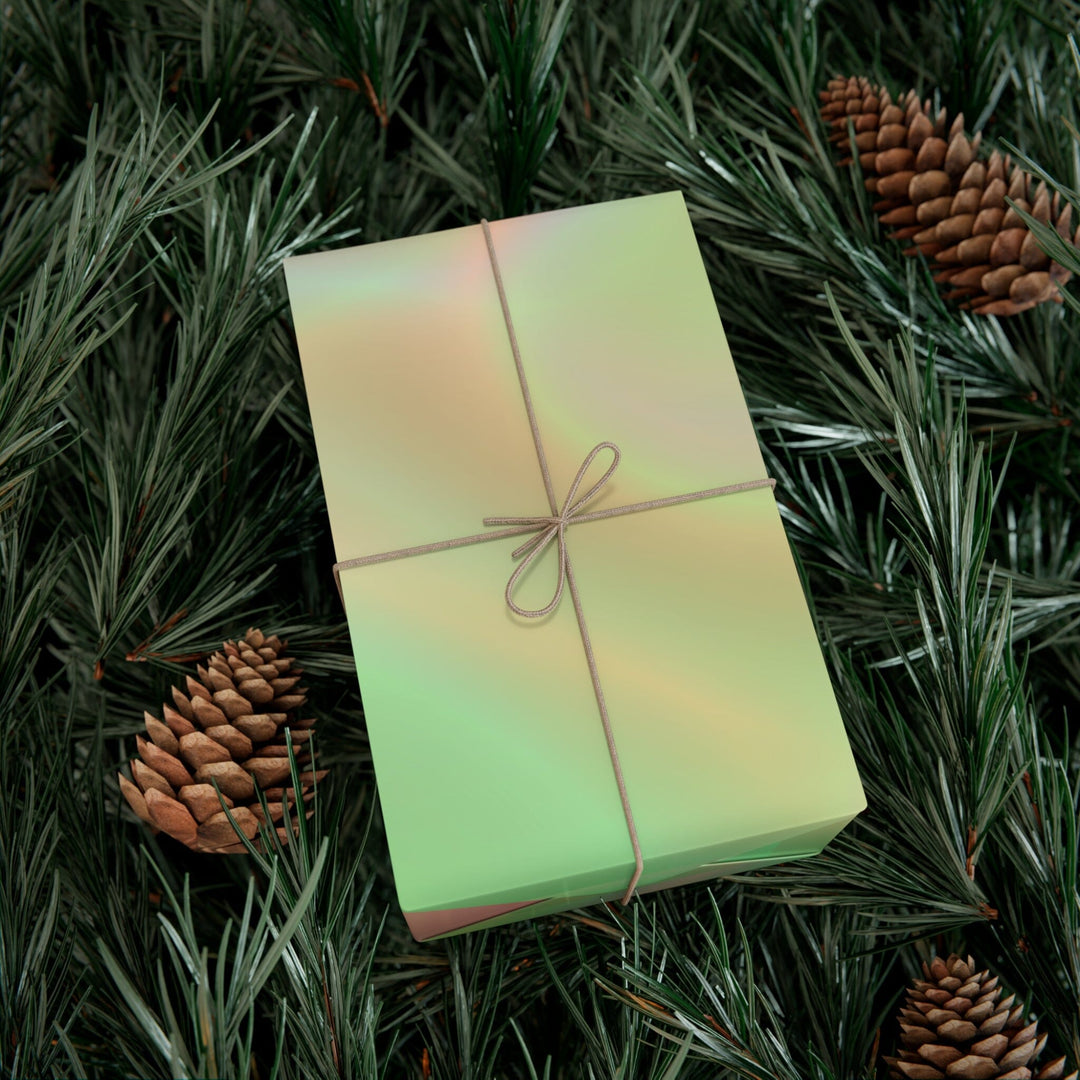 Pink & Green Marble Wrapping Paper