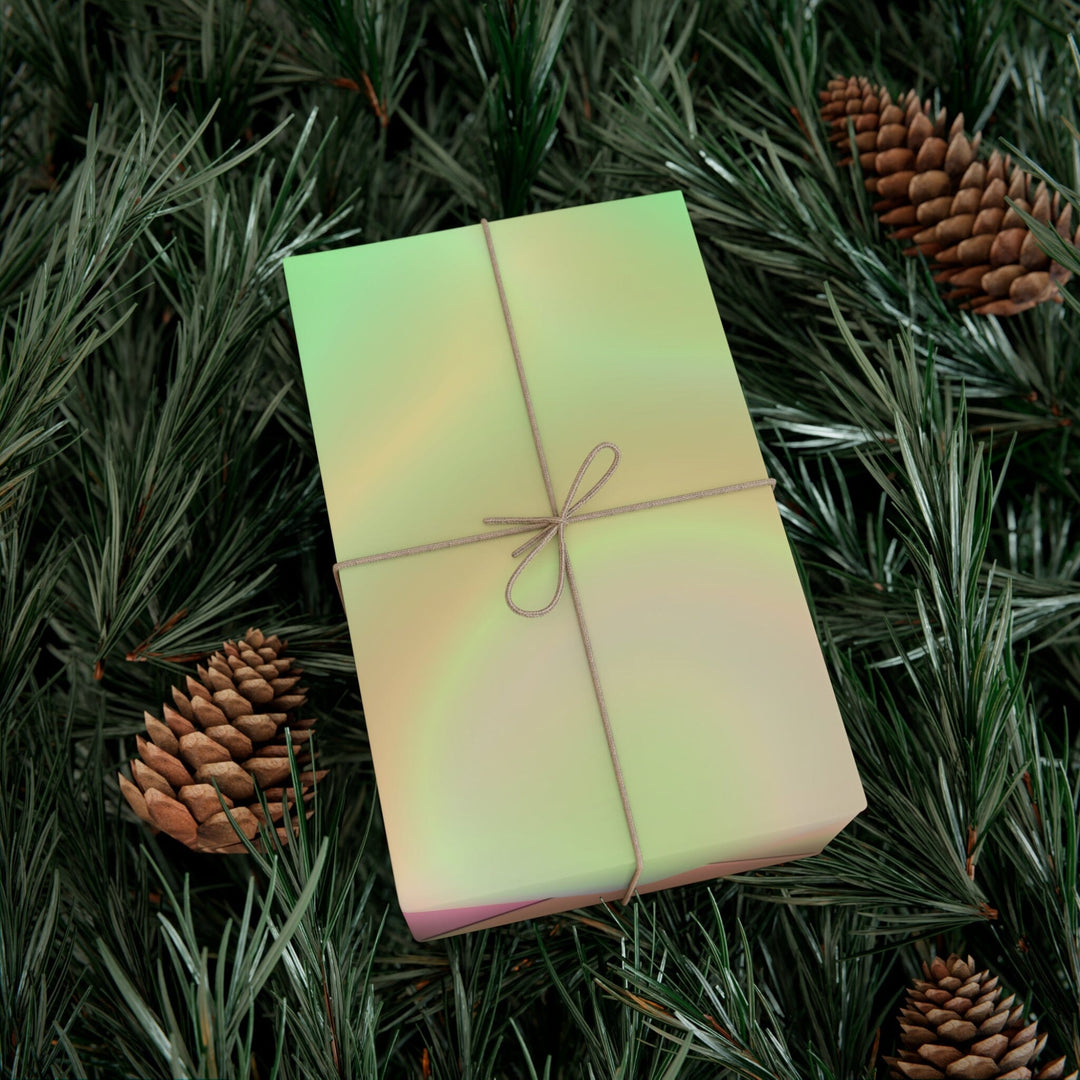 Pink & Green Marble Wrapping Paper