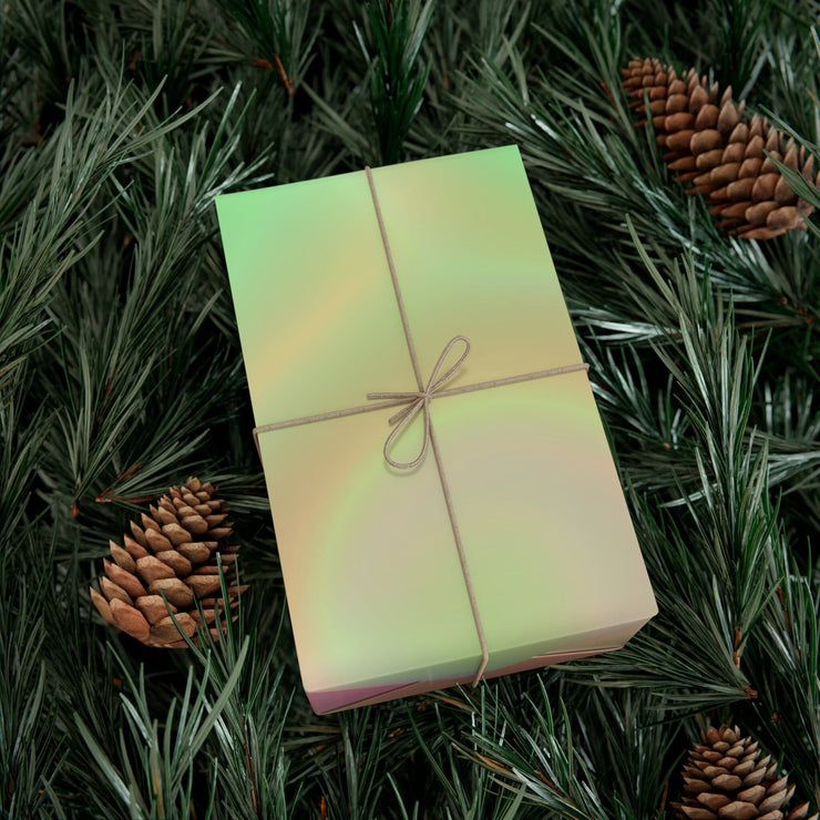 Pink & Green Marble Wrapping Paper