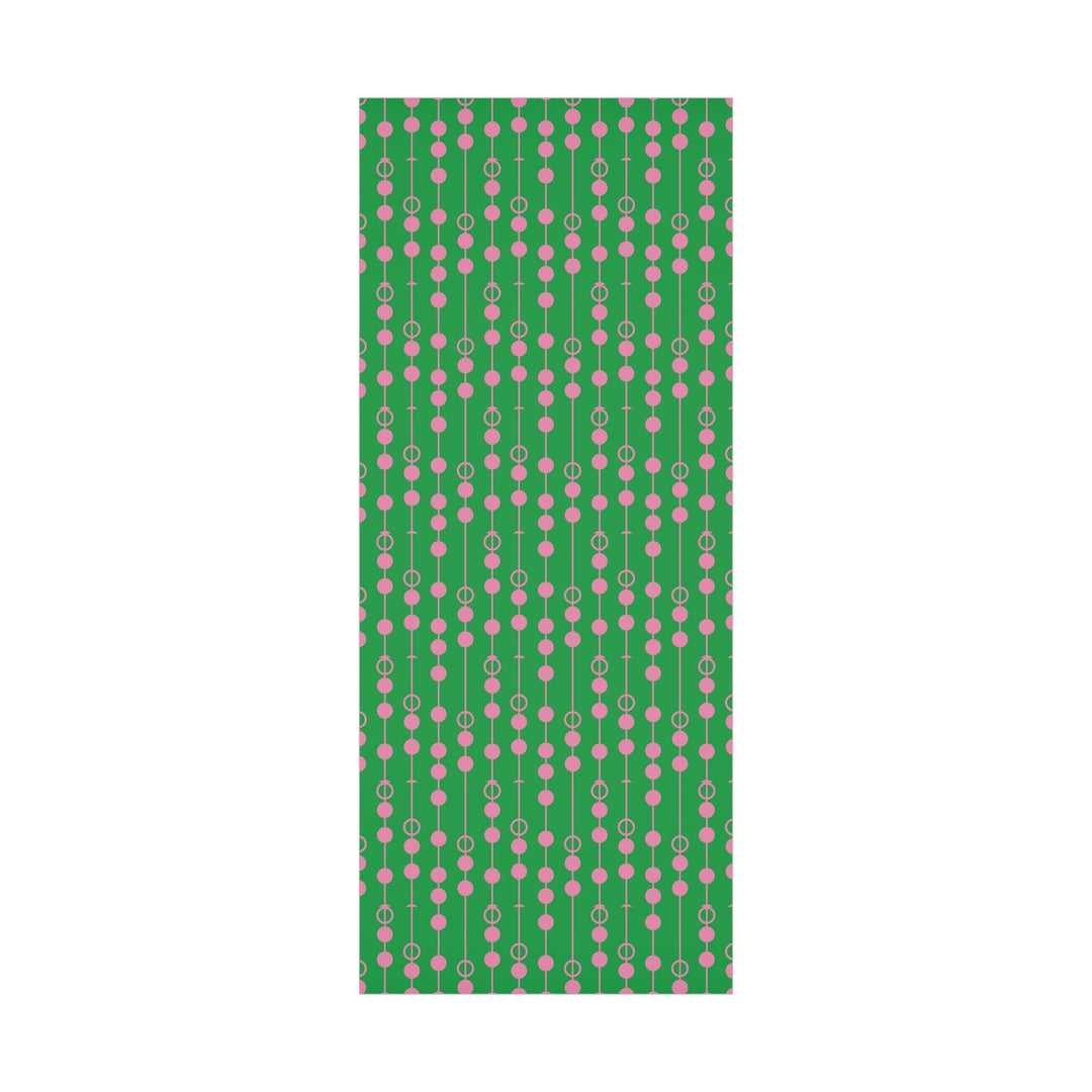 Pink & Green Polka Gift Wrapping Papers