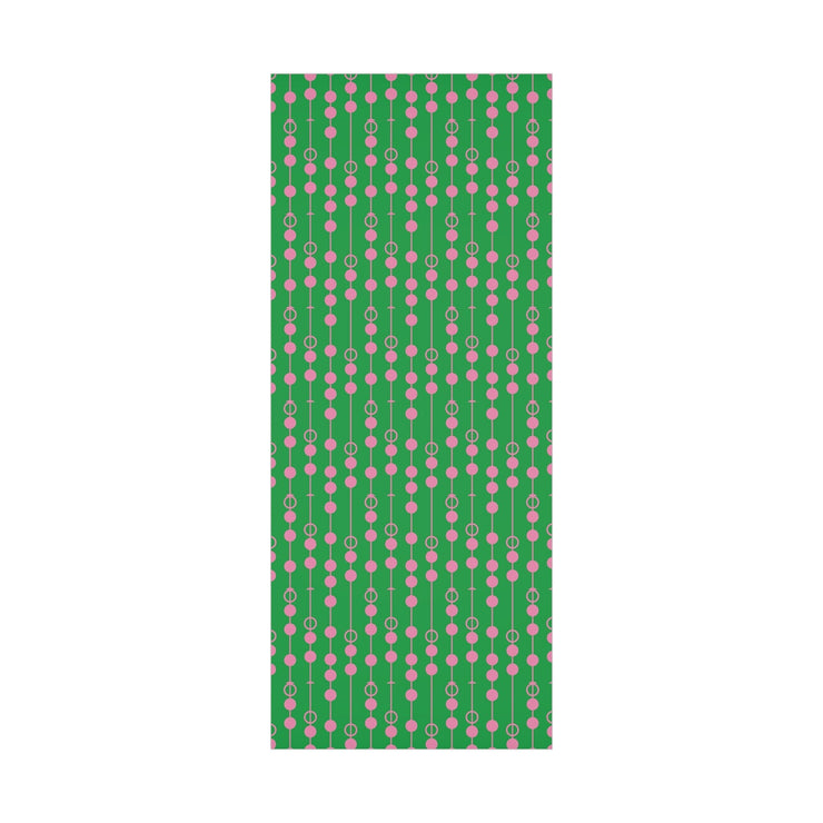 Pink & Green Polka Gift Wrapping Papers