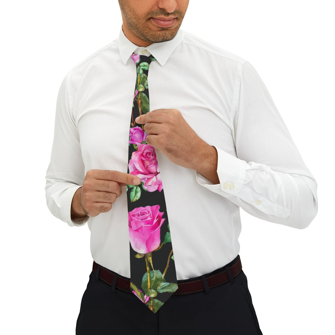 Pink Rose Sorority Inspired Necktie | Gift for Her