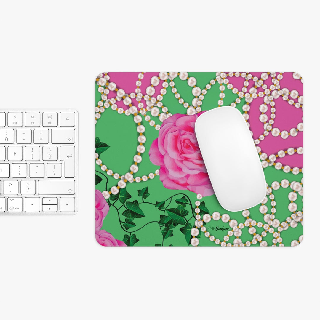 PNK Signature Pink & Green Mouse Pad