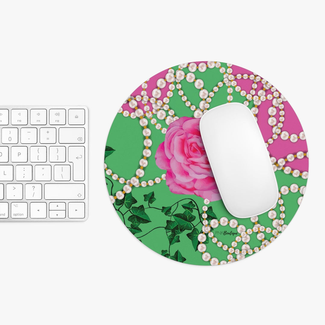 PNK Signature Pink & Green Mouse Pad