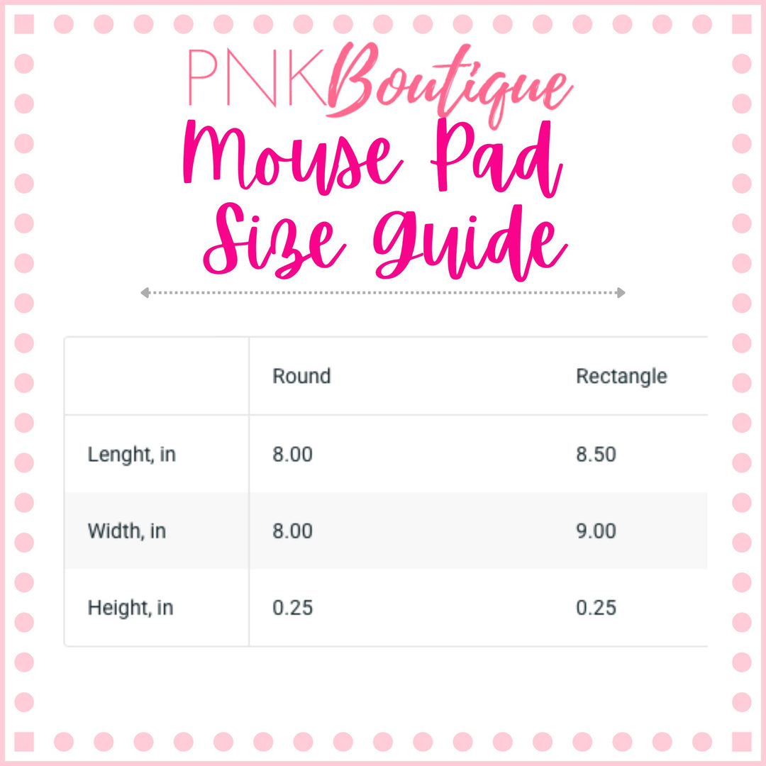 PNK Signature Pink & Green Mouse Pad