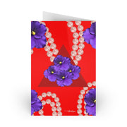 Red and White Greeting Cards (10-pcs)