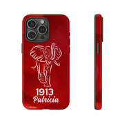 Red and White Personalized Phone Case