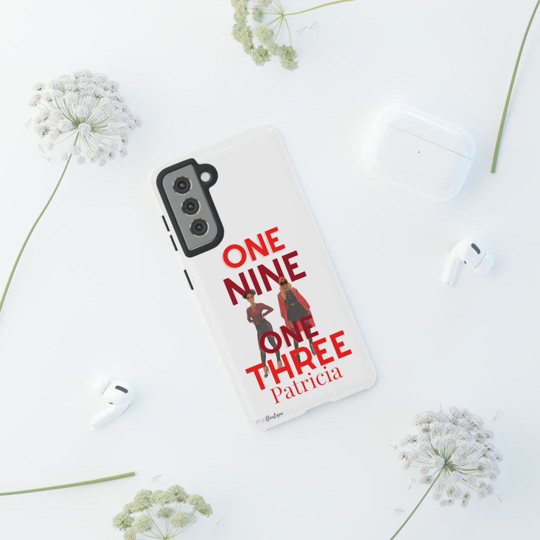 Red and White Personalized Phone Case