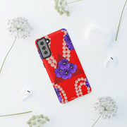 Red and White Phone Case