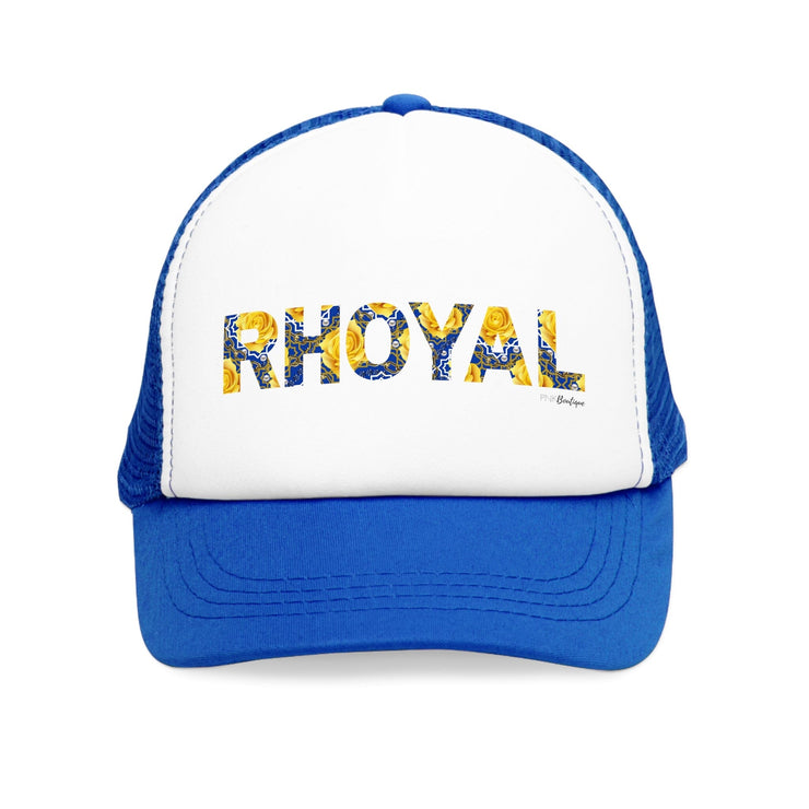 Rhoyal Blue and Gold Trucker Snap Back Cap