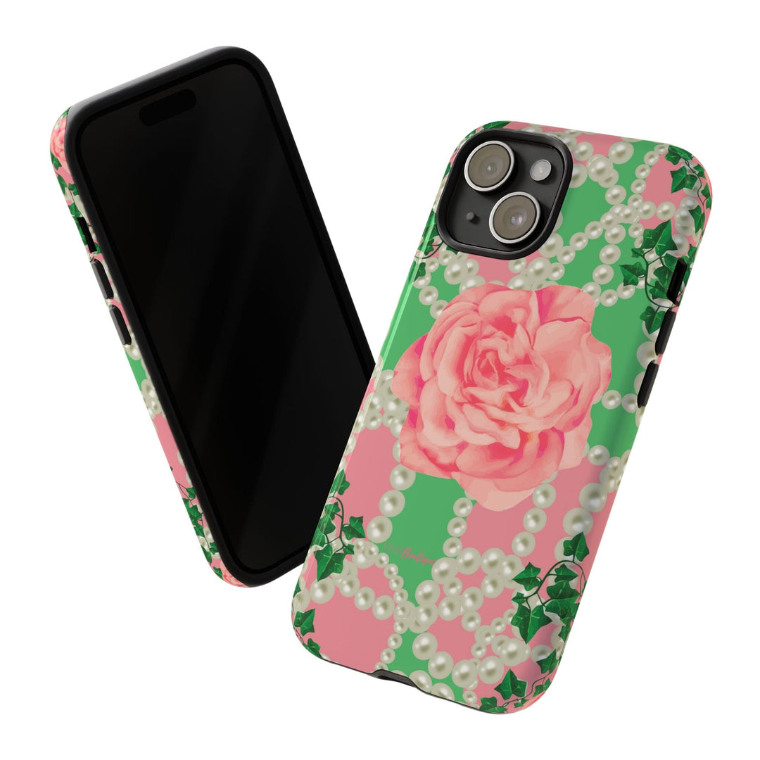 Signature 2 Pink and Green Phone Case