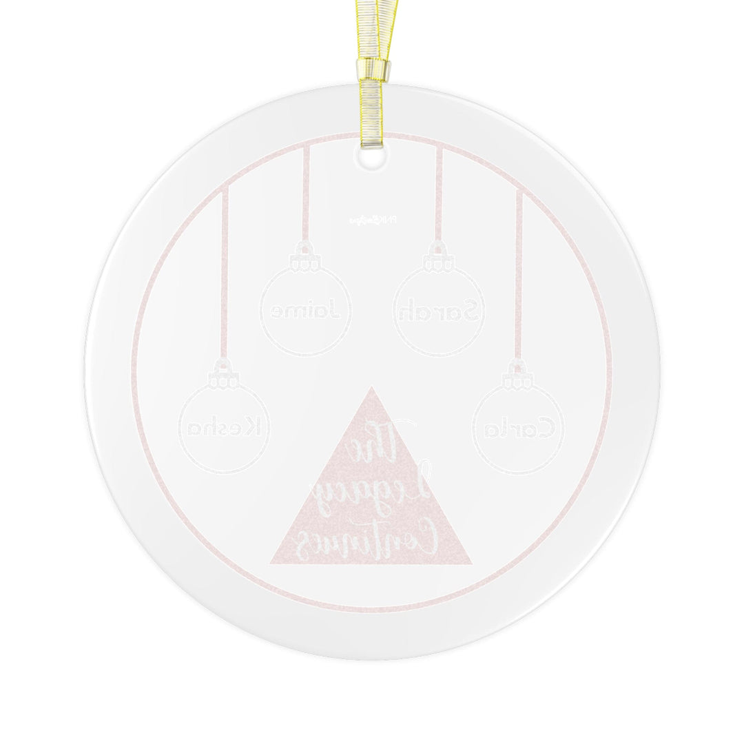 The Legacy Personalized Red & White Ornament