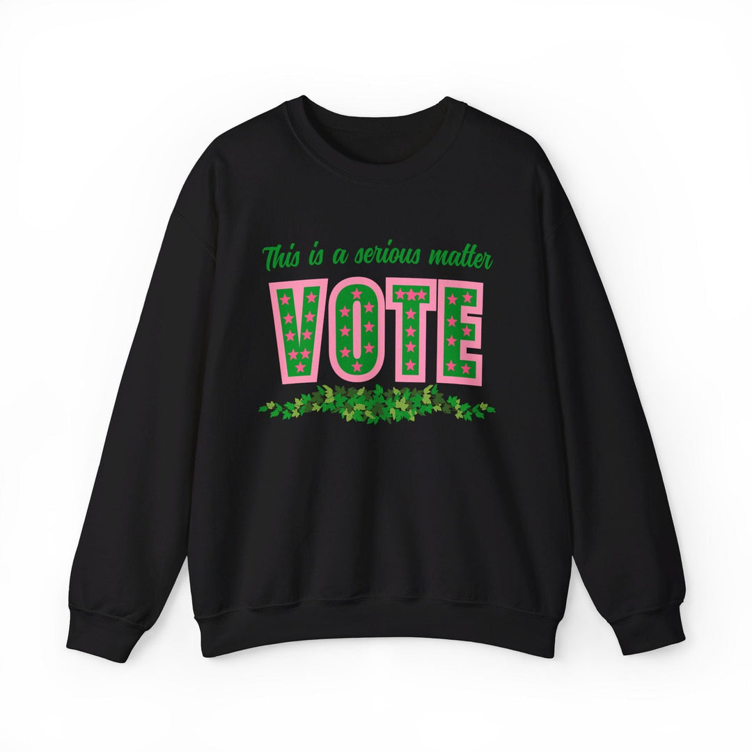 This Is A Serious Matter Vote Crewneck Sweatshirt