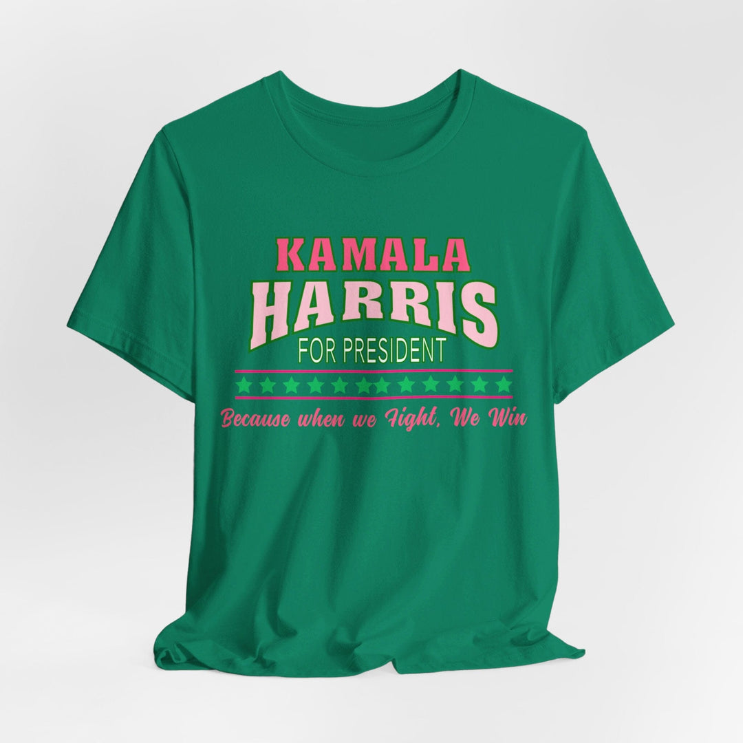 When We Fight, We Win Kamala Harris Inspired T-shirt