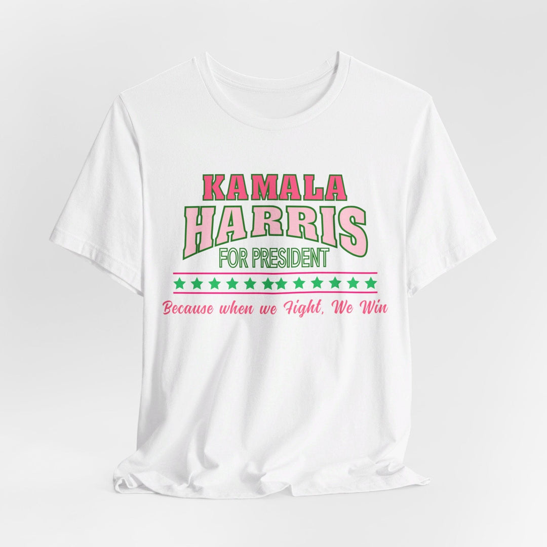 When We Fight, We Win Kamala Harris Inspired T-shirt