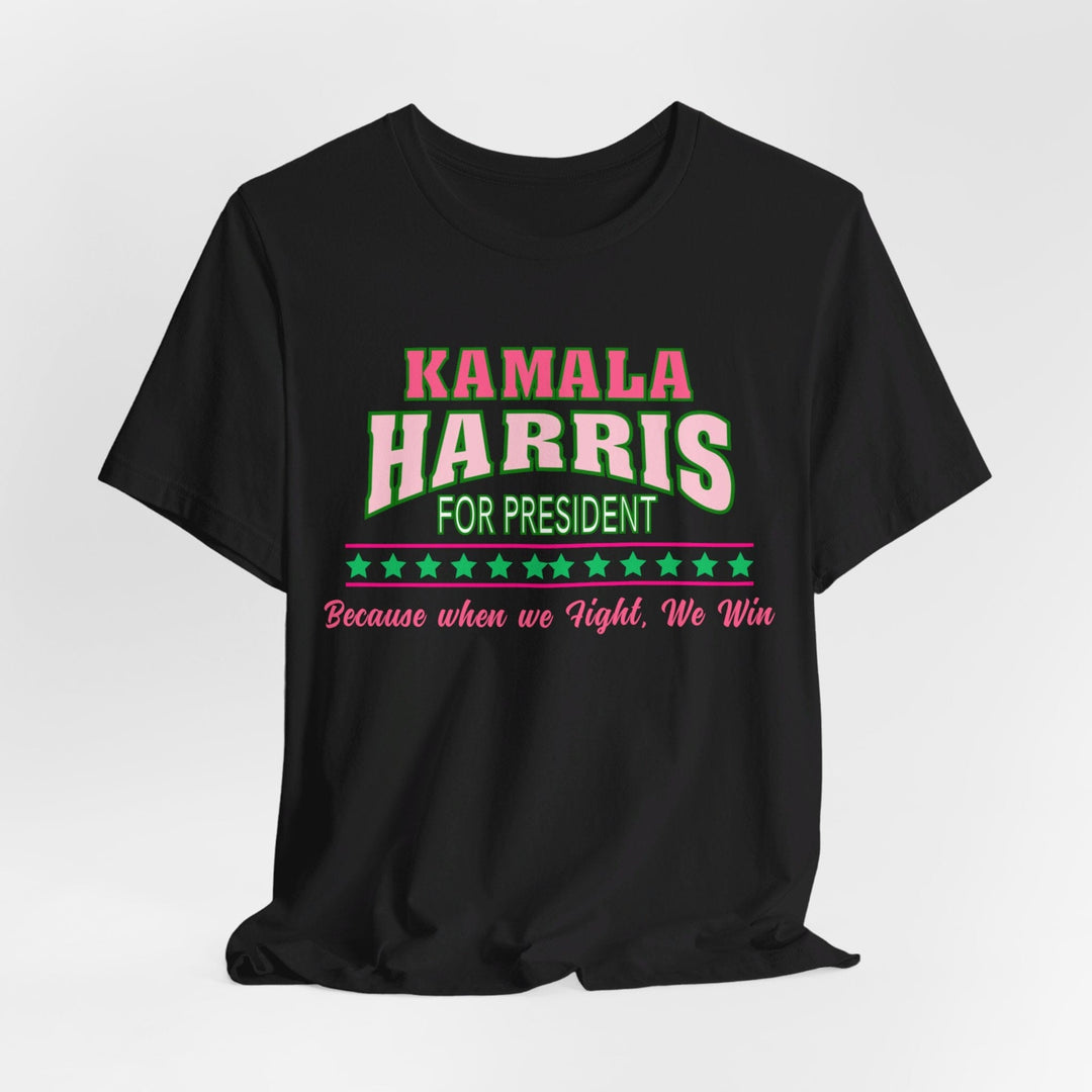 When We Fight, We Win Kamala Harris Inspired T-shirt