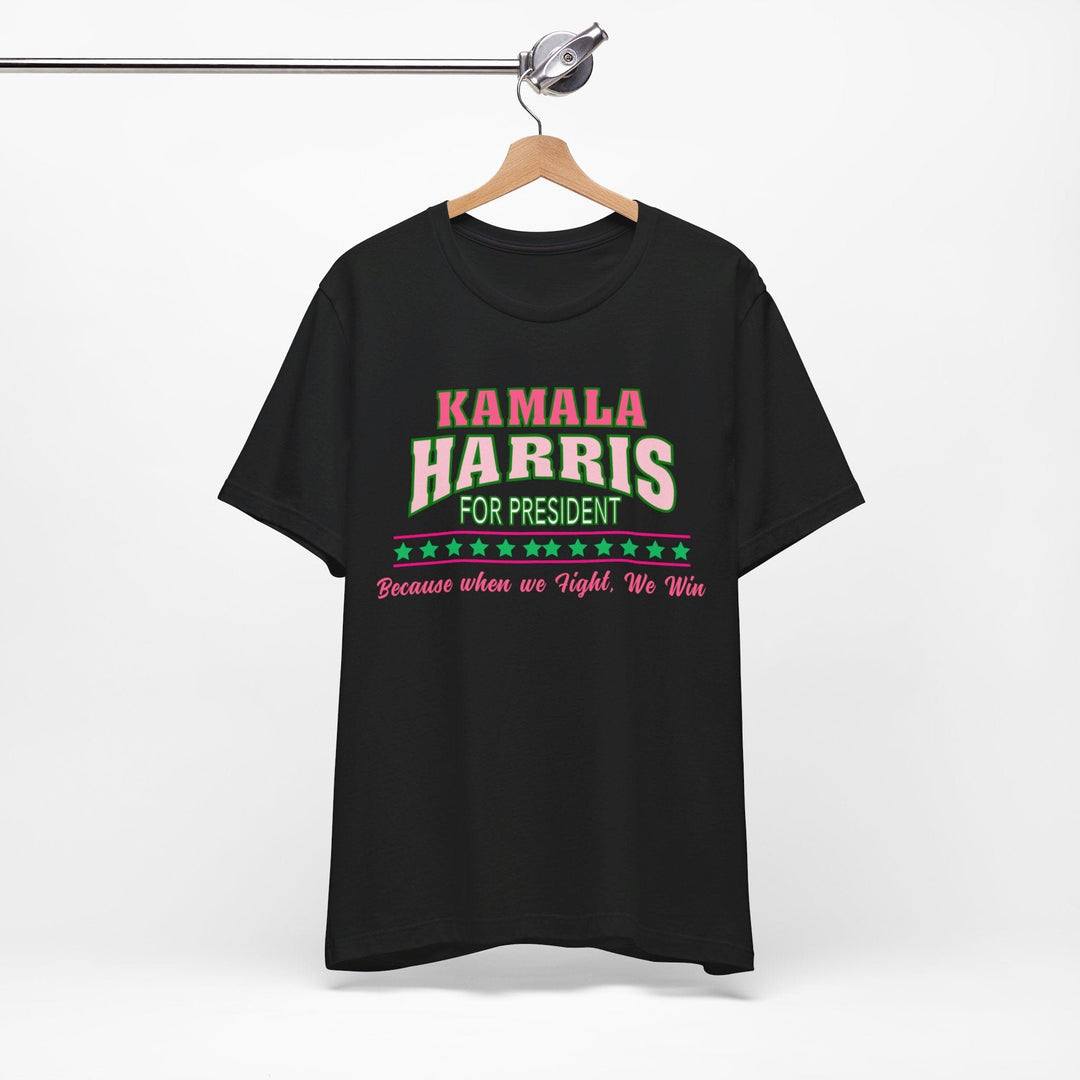 When We Fight, We Win Kamala Harris Inspired T-shirt