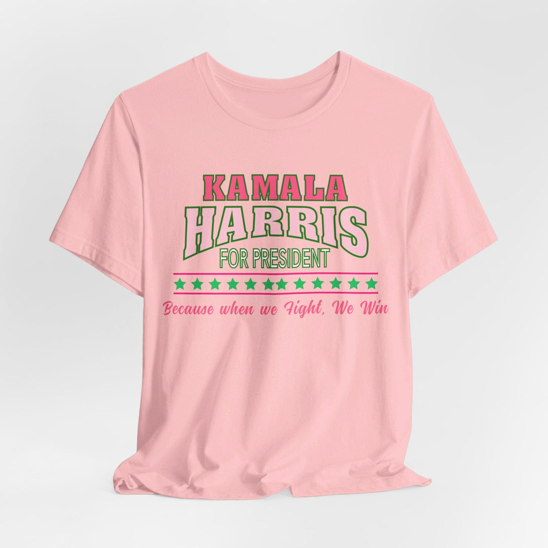 When We Fight, We Win Kamala Harris Inspired T-shirt