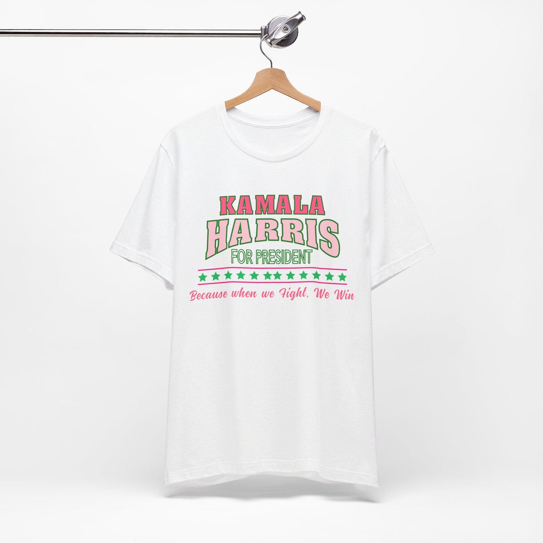 When We Fight, We Win Kamala Harris Inspired T-shirt