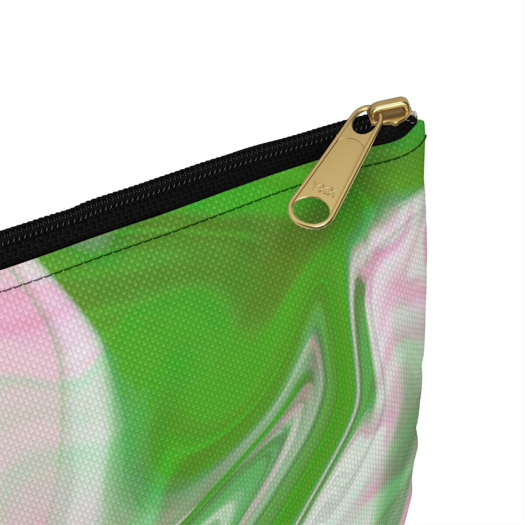 PNK Watercolor Pink & Green Accessory Pouch