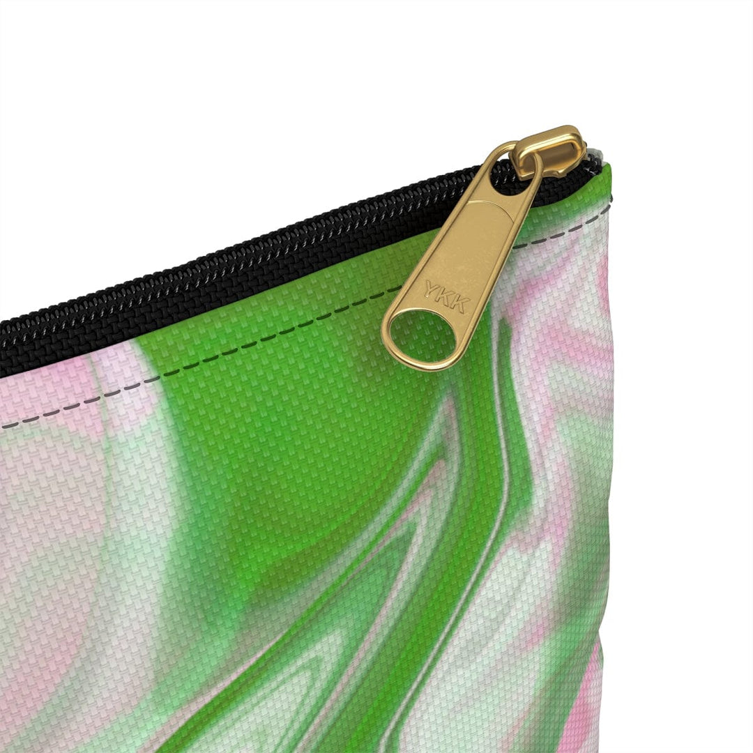 PNK Watercolor Pink & Green Accessory Pouch