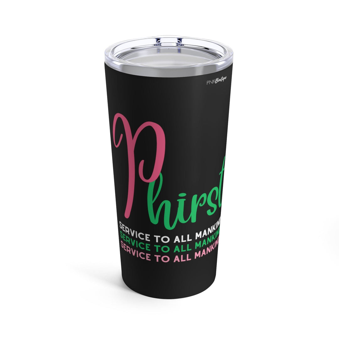 Phirst Pink and Green Customized Tumbler 20oz