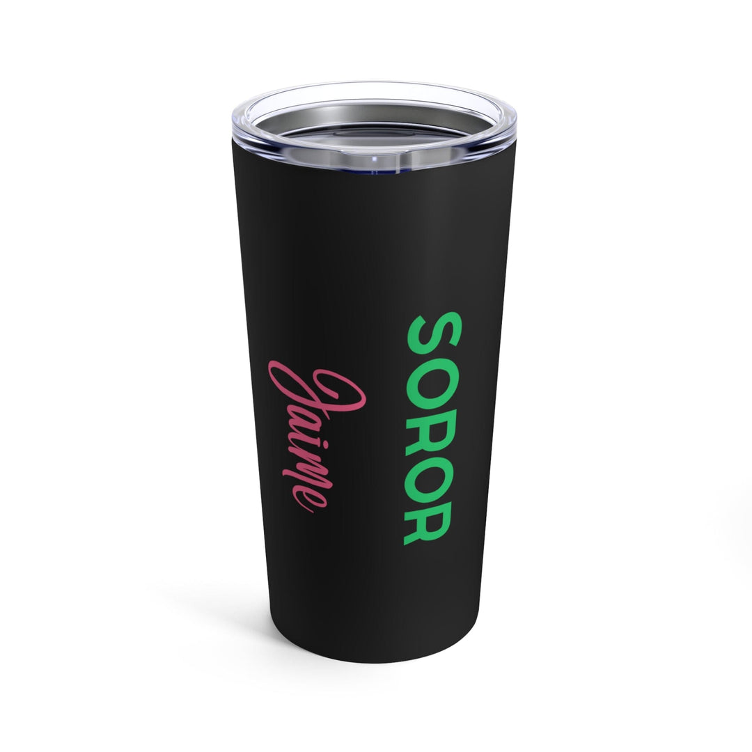 Phirst Pink and Green Customized Tumbler 20oz