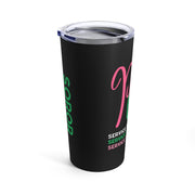Phirst Pink and Green Customized Tumbler 20oz