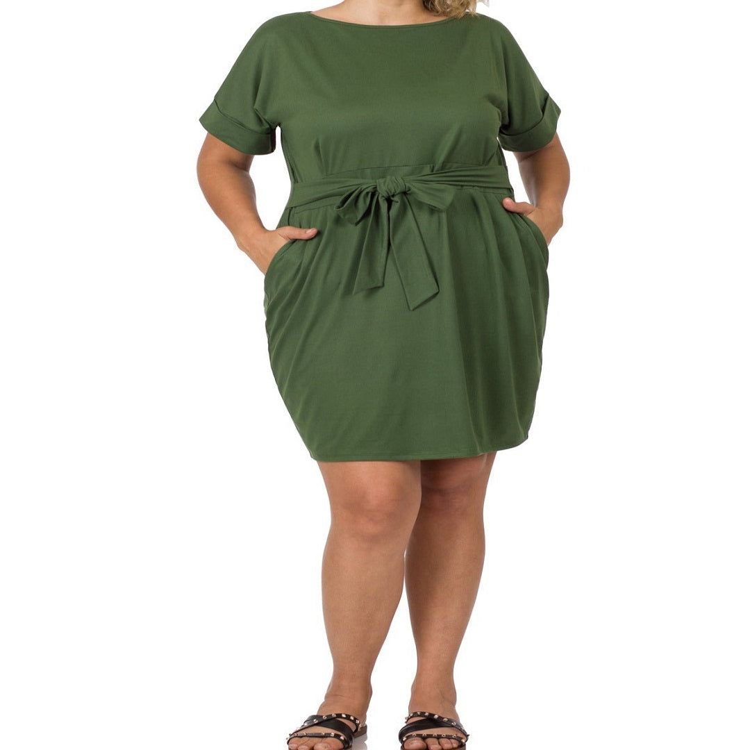 Belted Dress (Curve)