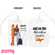 Collect Moments Not Things Personalized Luggage Tag